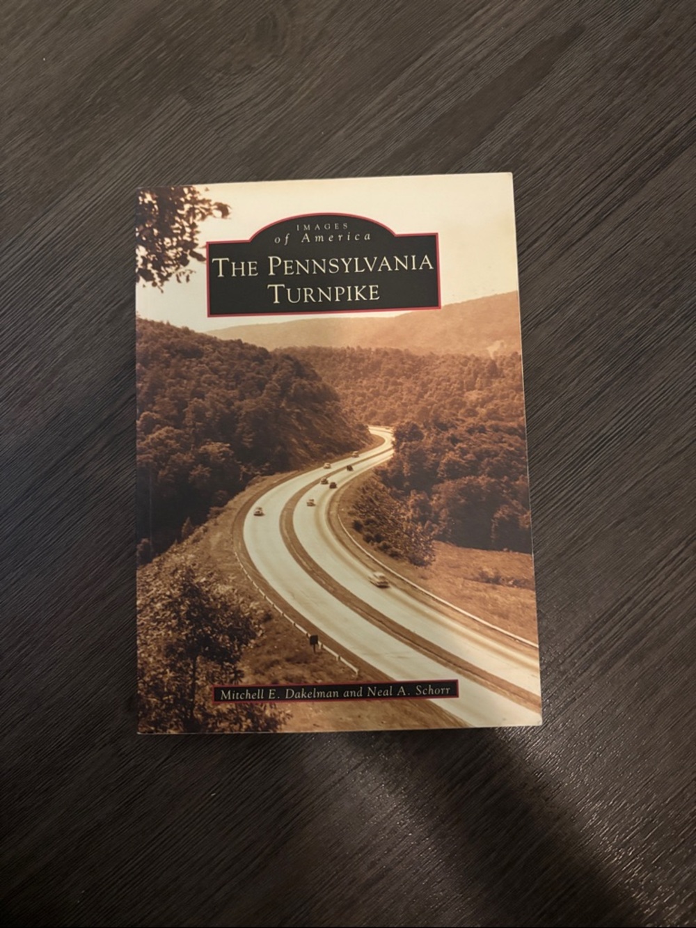 The Pennsylvania Turnpike - Sepia Cover Book